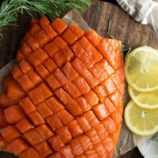 Hideg füstölt lazac filé "Jukola" - Az ár 10 dkg-ra vonatkozik