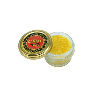 Albino sterlet arany kaviár 50g.