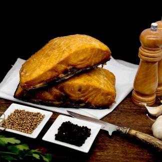 Melegen füstölt tokhal. Az ár 10 dkg. termékre vonatkozik.